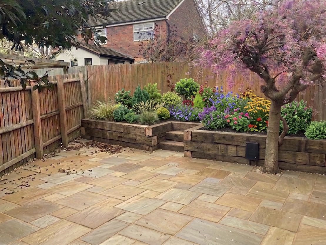 Design visual of the planned raised top patio